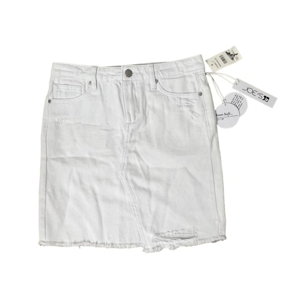 Joe's Marshmallow The Kalee Mid Rise Mini Skirt - Size 16